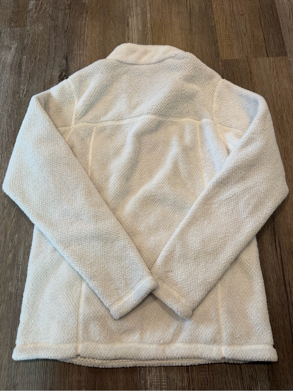 Patagonia Re-Tool Snap-T Fleece Pullover Cream Tan Women’s Large - Picture 3 of 3